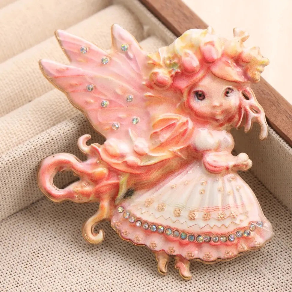 Luxury Wings Brooch Pin Gift Jewelry for Men & Women Classic Style