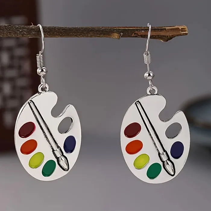 Retro Bohemian Style Zinc Alloy Drop Earrings for Women Daily Wear
