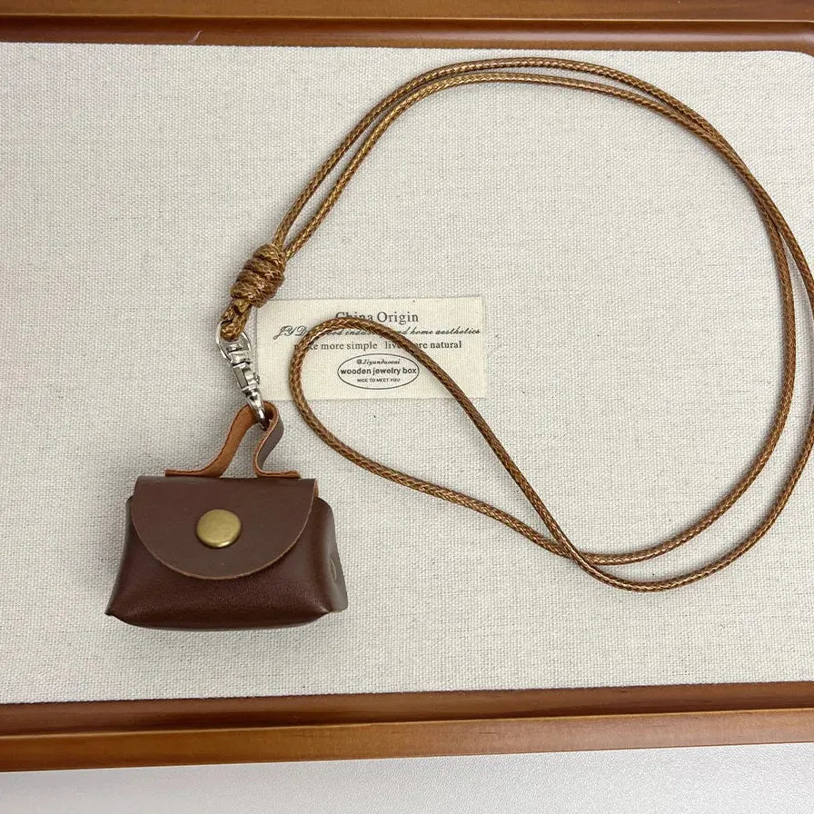 Adjustable Wooden Flagon Pendant Necklace for Women Birthday Gift