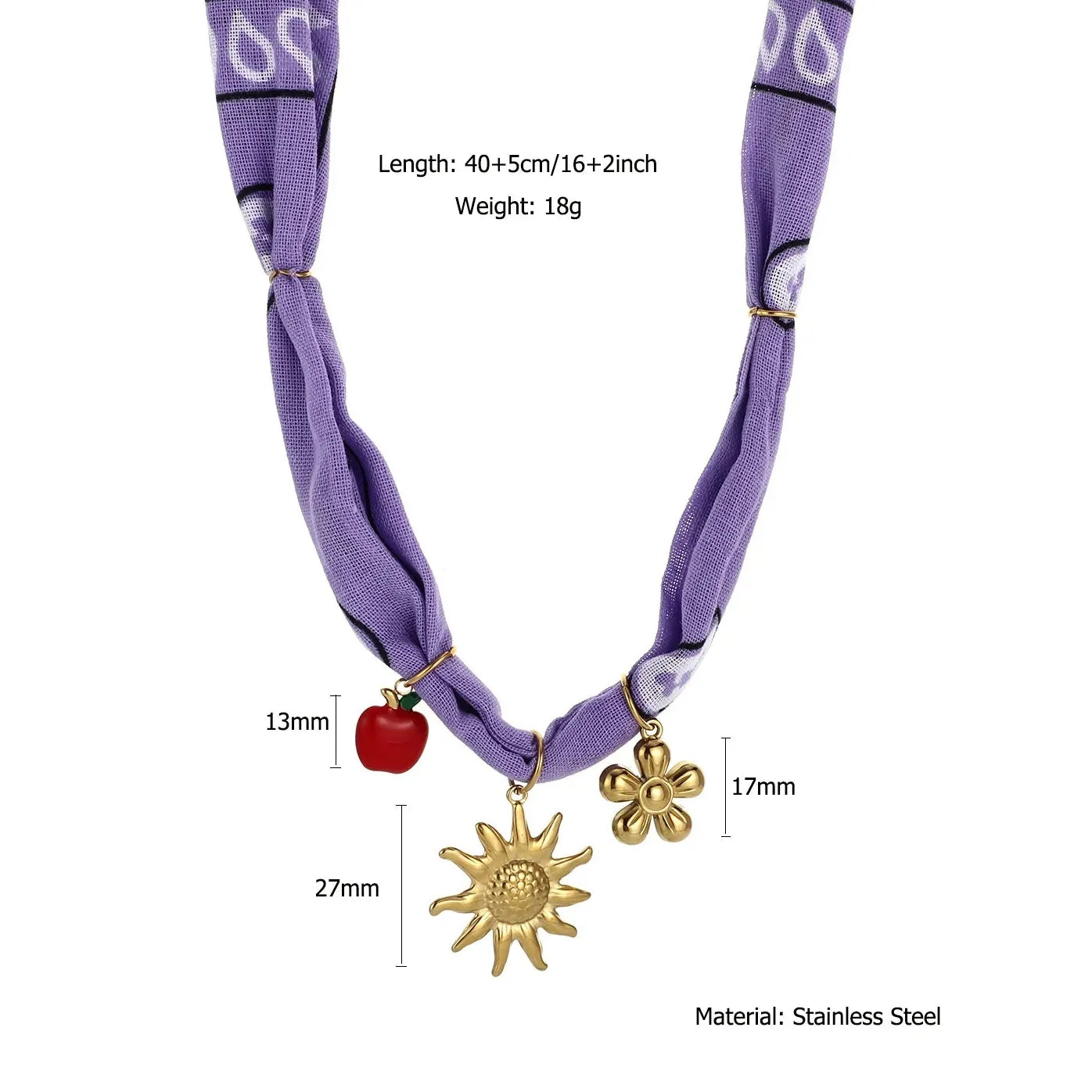 Oversize Starfish Pendant Scarf Necklace Women 18K Gold Plated Choker Jewelry Fashion