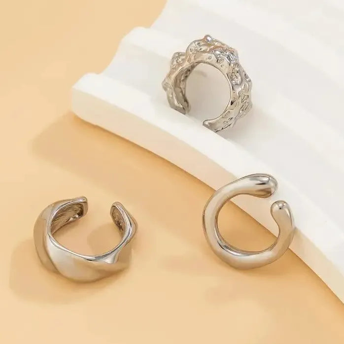 Small Cute Round Clip-On Earrings for Women Mini Fashion Jewelry Gift