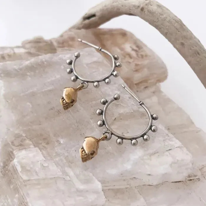 Retro Metal Gothic Drop Earrings for Women Halloween Party Jewelry Gifts