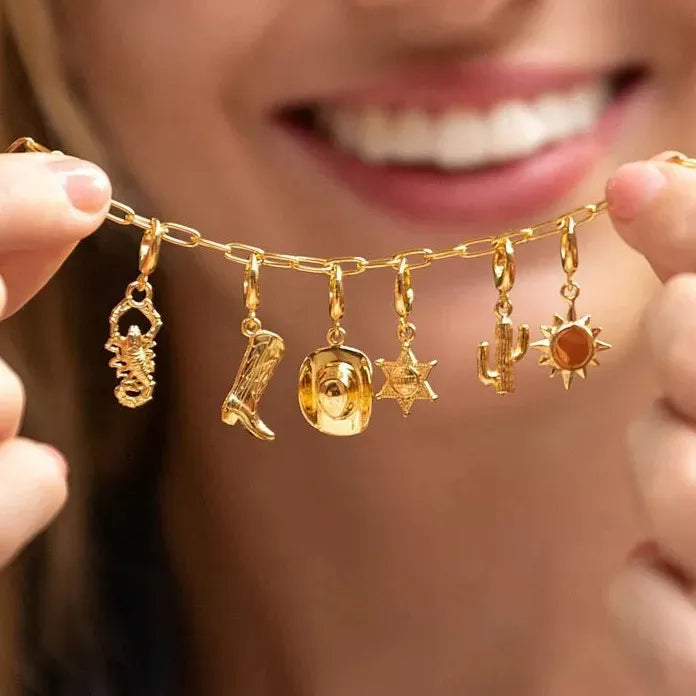 Gold Plated Stainless Steel Geometric Animal Charm Pendant Necklace Trendy Jewelry