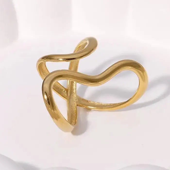 Gold Stainless Steel Rings for Women Men 2025 Party Jewelry Gifts Mood Tracker