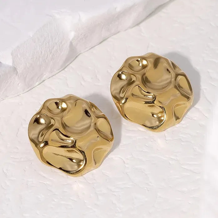 Stainless Steel Geometric Twist Earrings for Women Men Silver Fashion Jewelry