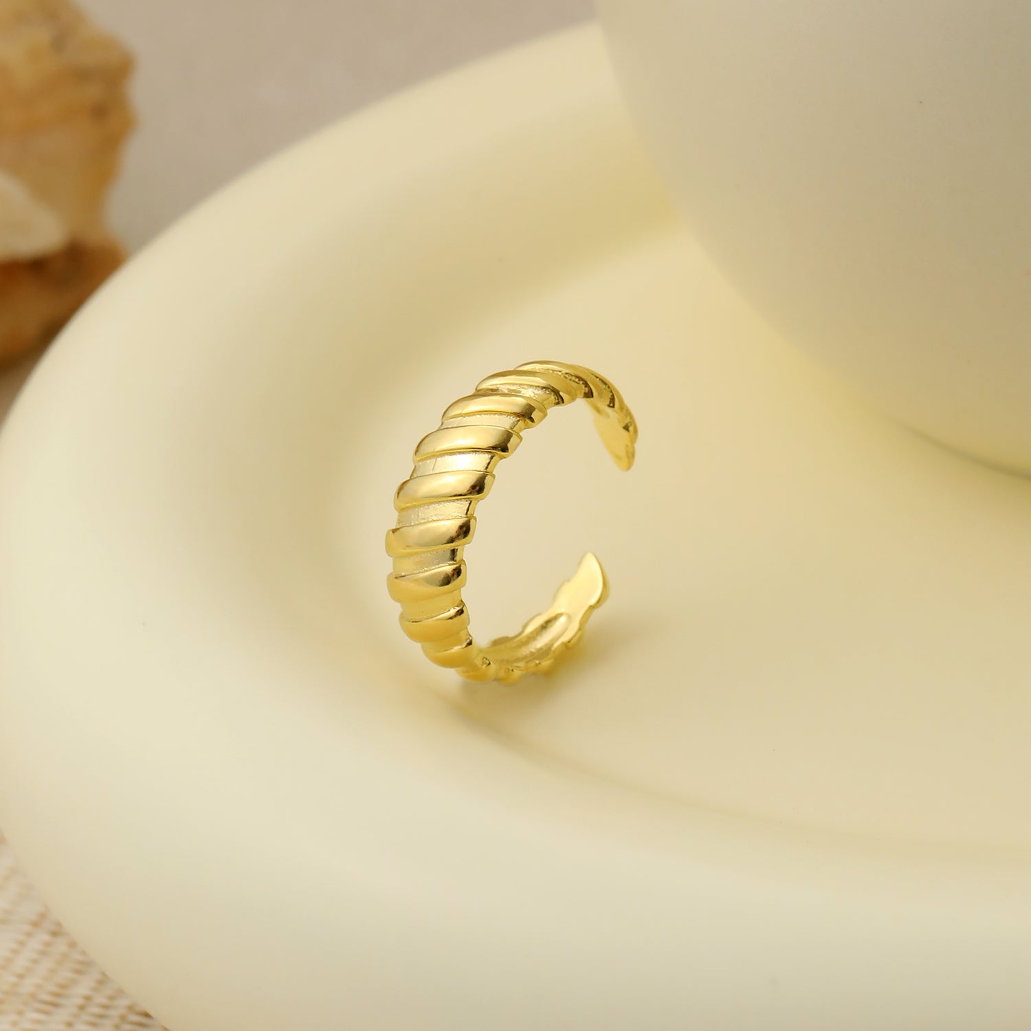 Fashion Outfit Street Style Gear 925 Sterling Silver Adjustable Ring