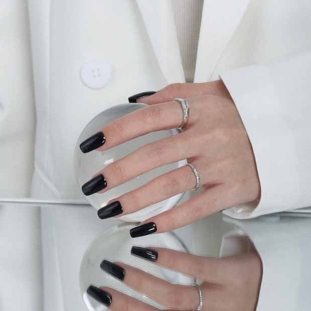 Simple Geometry CZ Rectangle 925 Sterling Silver Adjustable Ring