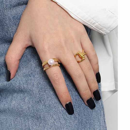 Minimalism Twist Knot 925 Sterling Silver Adjustable Ring