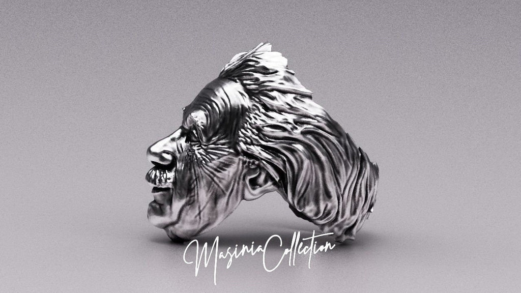 Albert einstein sterling silver 925 ring