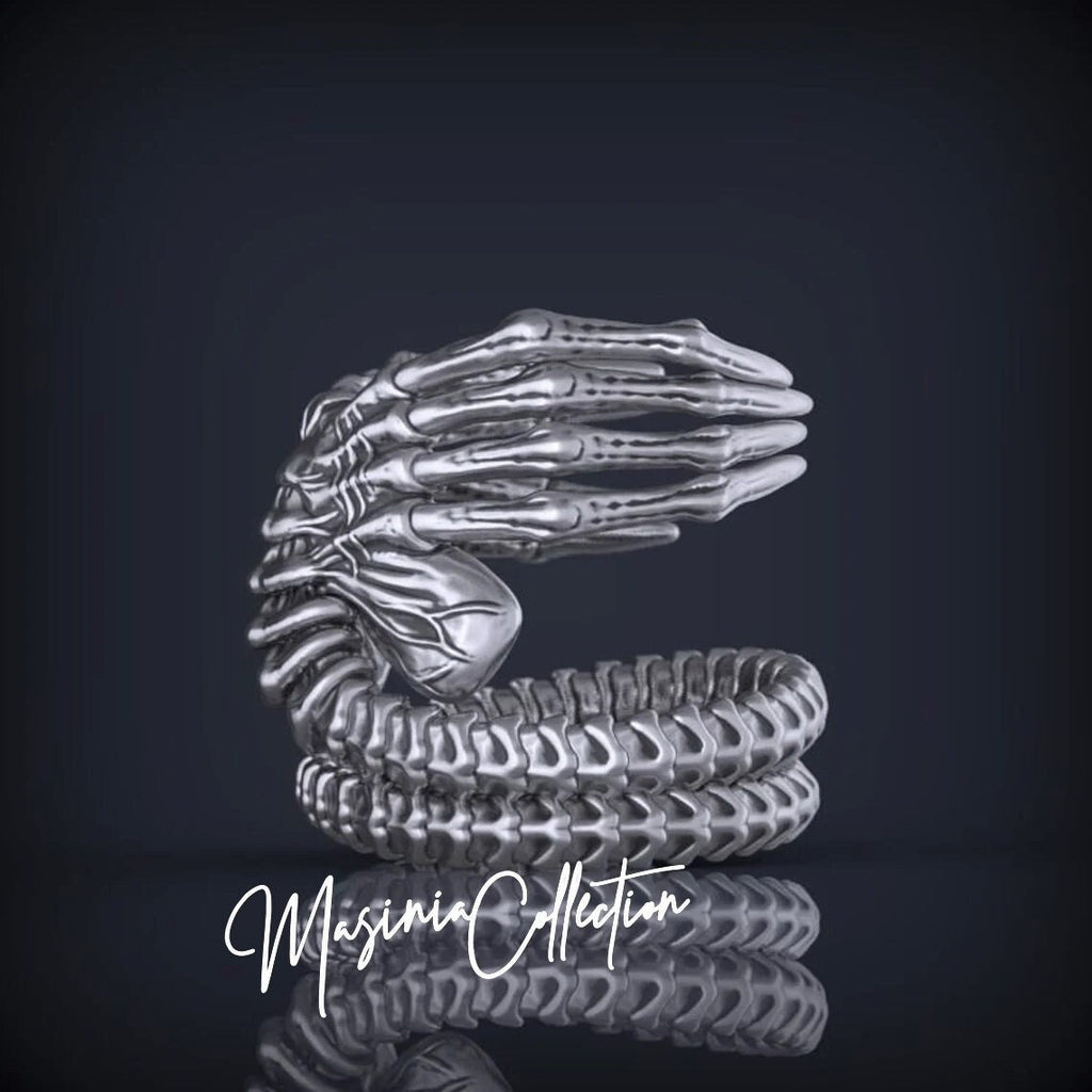 Original facehugger scifi ring Guaranteed  sterling silver 925 Alien jewelry brand design