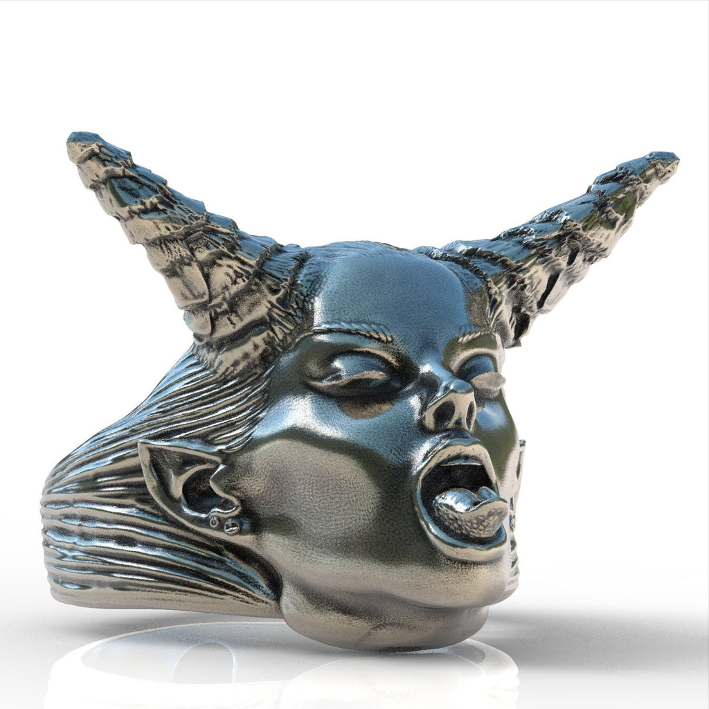 Succubus demon ring sterling 925 ring ring handmade men unisex