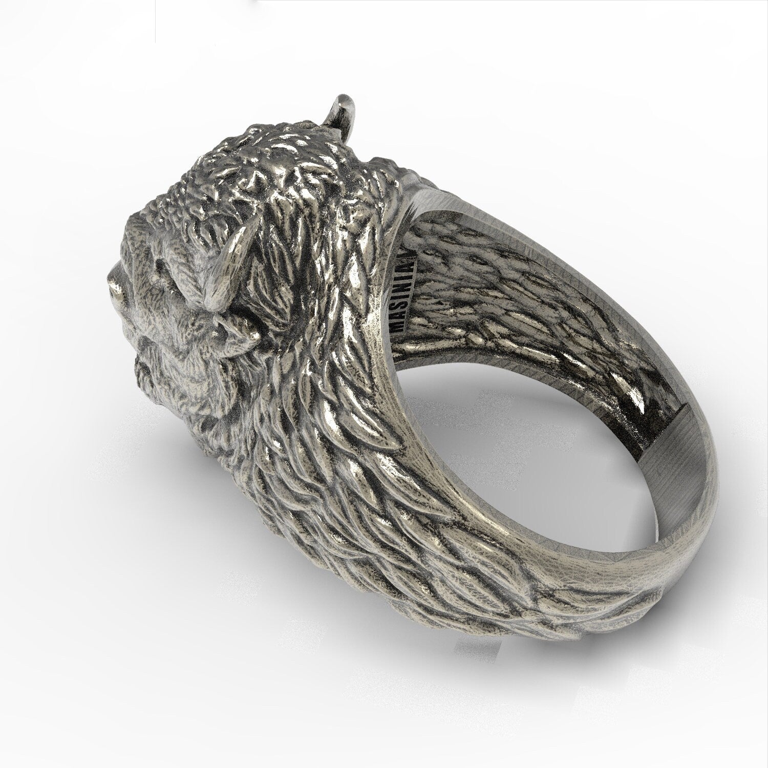Bufallo Unisex Ring Sterling Silver 925