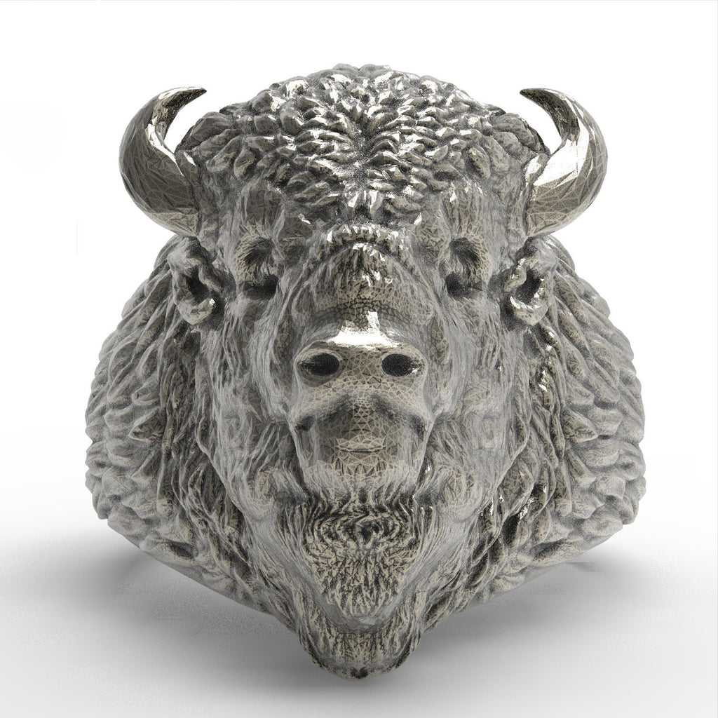 Bufallo Unisex Ring Sterling Silver 925