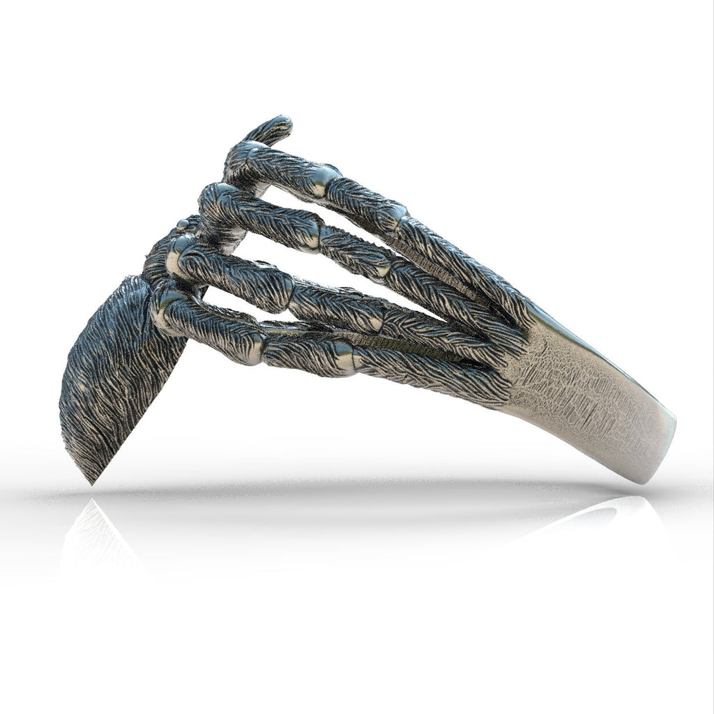 The Big Squeeze Hug Embrace Sterling Silver 925 Ring