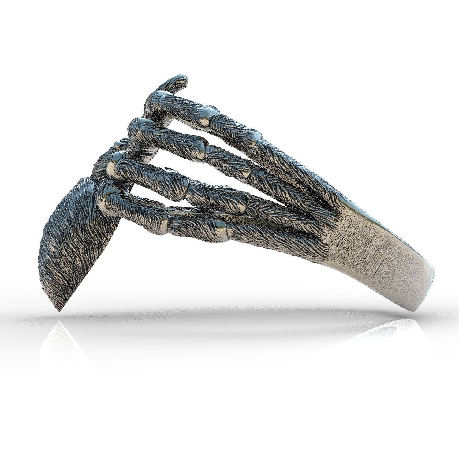 The Big Squeeze Hug Embrace Sterling Silver 925 Ring