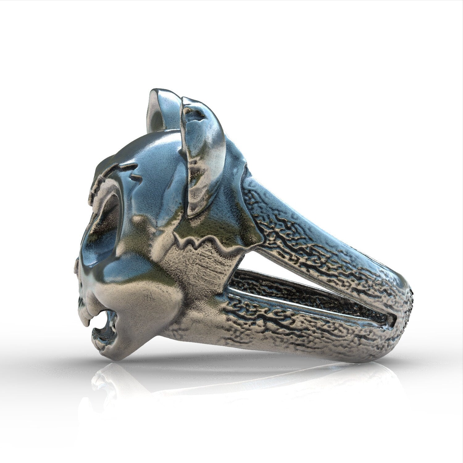 Ring Mickey Mouse Sterling silver 925 ring Ring handmade animal biker men women