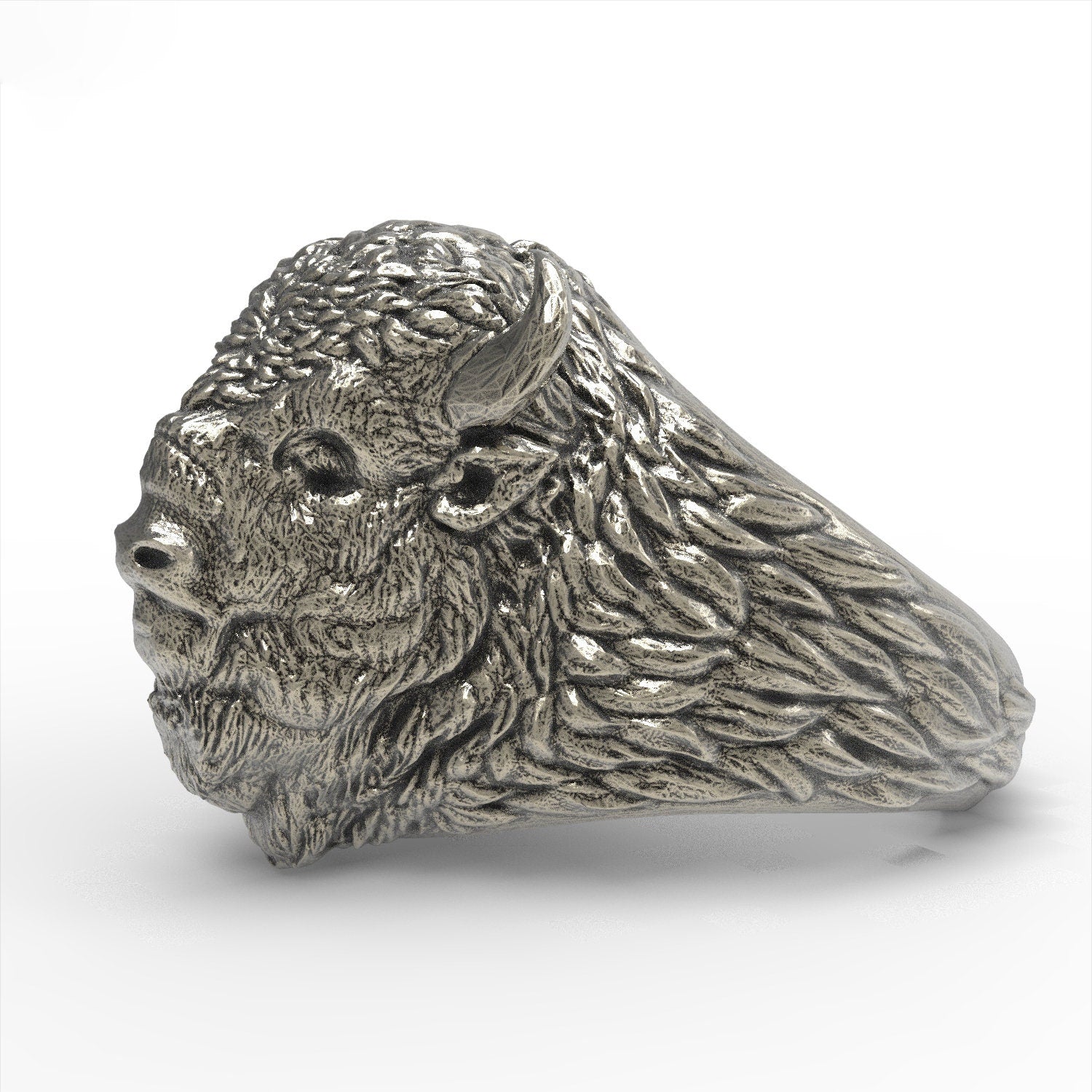 Bufallo Unisex Ring Sterling Silver 925