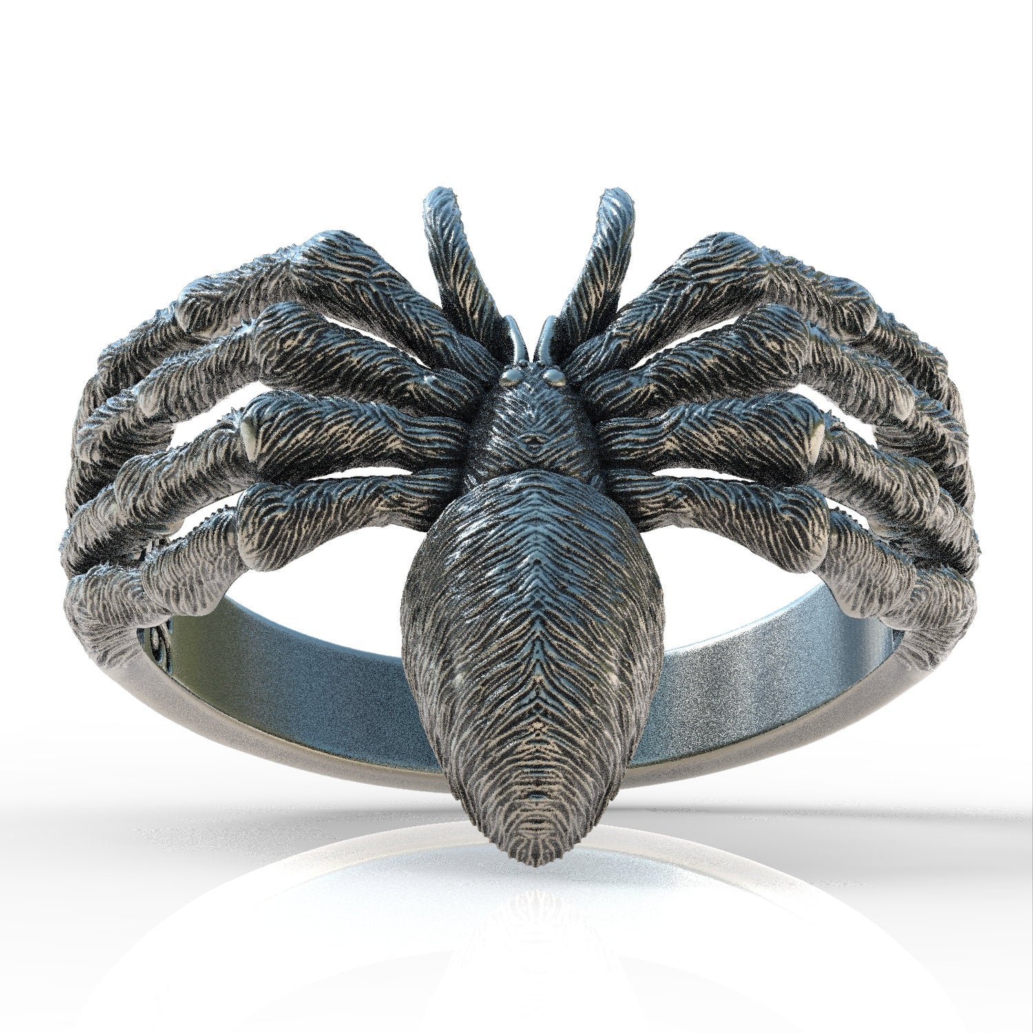 The Big Squeeze Hug Embrace Sterling Silver 925 Ring